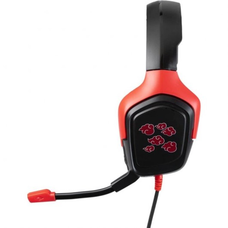 Konix Naruto Akatsuki Auriculares Gaming Multiplataforma Negro/Rojo