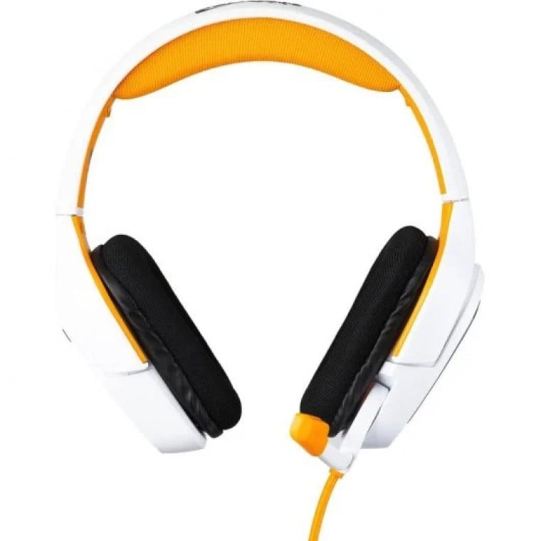 Konix Naruto Auriculares Gaming Multiplataforma Blanco/Naranja