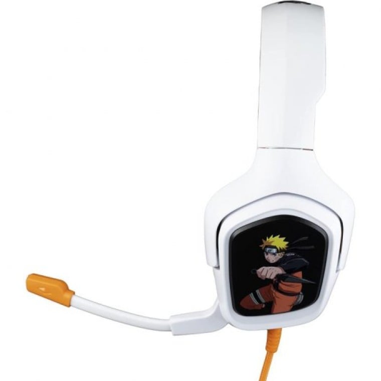 Konix Naruto Auriculares Gaming Multiplataforma Blanco/Naranja