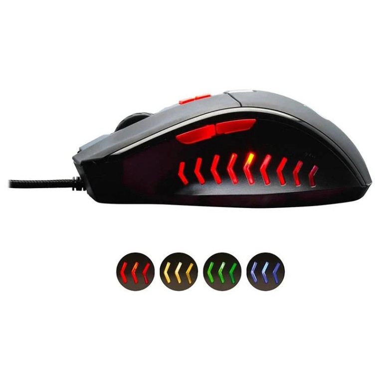 Konix Drakkar Runemaster Evo Ratón Gaming Óptico 2500 DPI