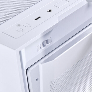 Torre PC Lian Li Lancool 206 Caja Atx Blanca Vidrio Templado