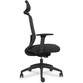 Spacio Ardena Silla Ergonómica de Malla con Cabezal Negra Spacio Ardena Silla Ergonómica de Malla con Cabezal Negra