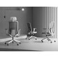 Spacio Ardena Silla Ergonómica de Malla con Cabezal Negra Spacio Ardena Silla Ergonómica de Malla con Cabezal Negra