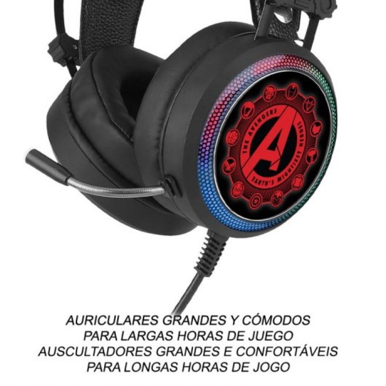 Marvel Auriculares Gaming 7.1 Avengers 003