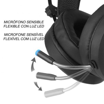Marvel Vengadores 004 Auriculares Gaming 7.1 Negros Marvel Vengadores 004 Auriculares Gaming 7.1 Negros
