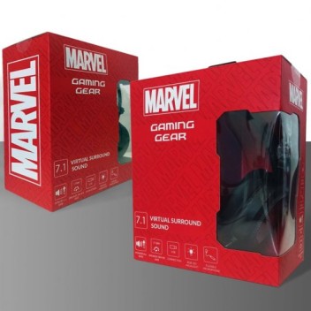 Marvel Vengadores 004 Auriculares Gaming 7.1 Negros Marvel Vengadores 004 Auriculares Gaming 7.1 Negros