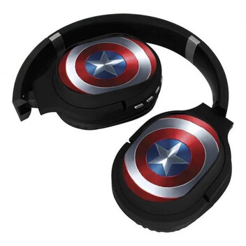 Marvel Auriculares Inalámbricos Capitán América 001 Negros Marvel Auriculares Inalámbricos Capitán América 001 Negros