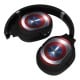 Marvel Auriculares Inalámbricos Capitán América 001 Negros