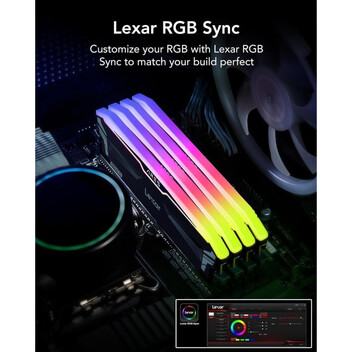 Memoria RAM Lexar ARES RGB DDR5 6400Mhz 32GB 2x16GB CL32