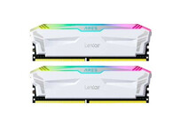 Memoria RAM Lexar ARES RGB DDR5 6400Mhz 32GB 2x16GB CL32 Blanco