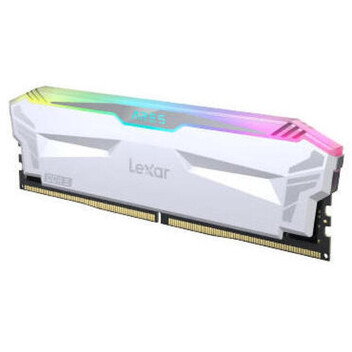 Memoria RAM Lexar ARES RGB DDR5 6400Mhz 32GB 2x16GB CL32 Blanco