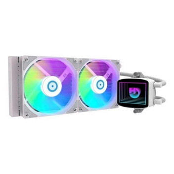 Refrigeración líquida Hiditec LQ240 240mm ARGB PWM 2 Ventiladores Blanco AIO Refrigeración líquida Hiditec LQ240 240mm ARGB PWM 2 Ventiladores Blanco AIO