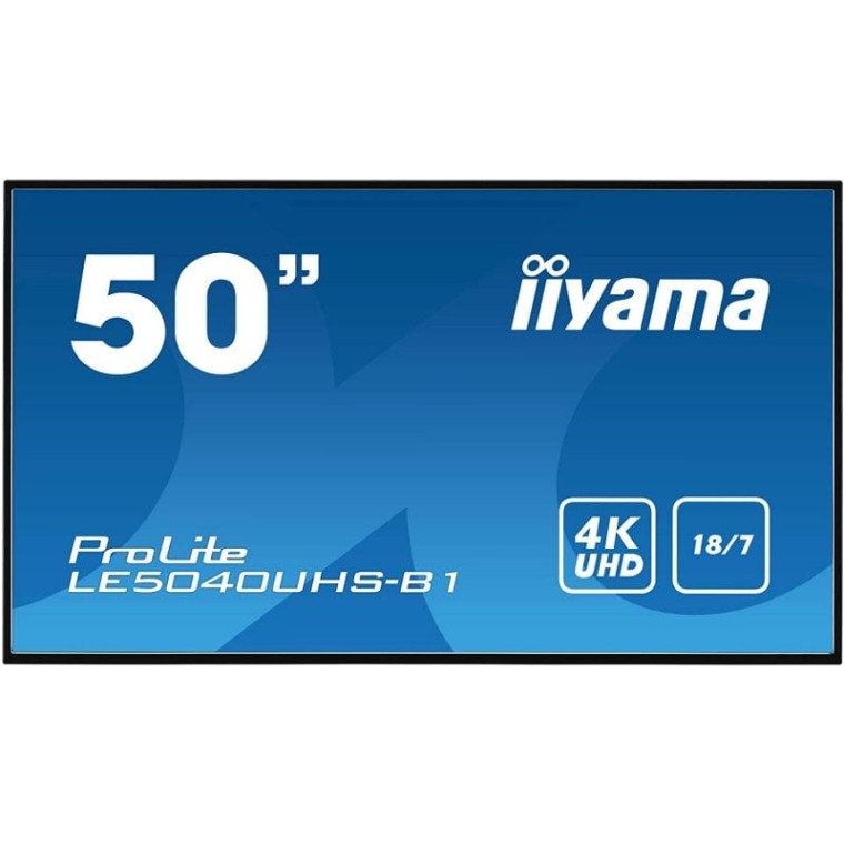 iiyama LE5040UHS-B1 Pantalla de Señalización LED 50" UltraHD 4K