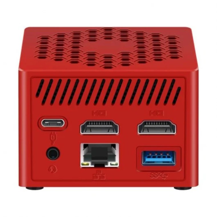 Leotec MiniPC Intel N100/8GB/128GB SSD Rojo