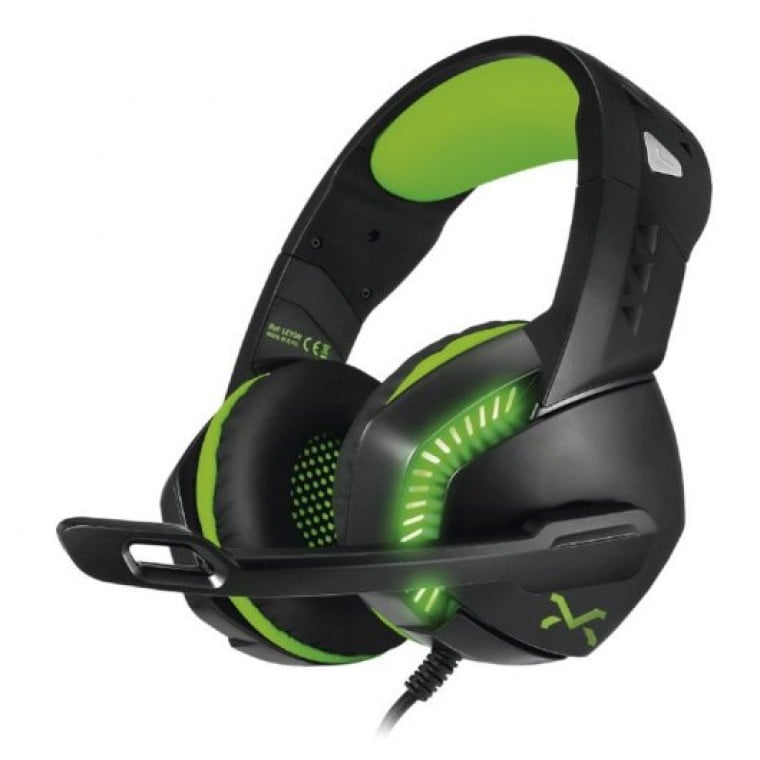 Droxio Leyon Auriculares Gaming Negro/Verde