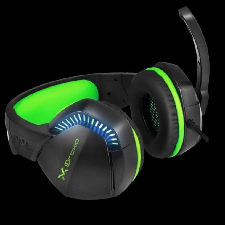 Droxio Leyon Auriculares Gaming Negro/Verde