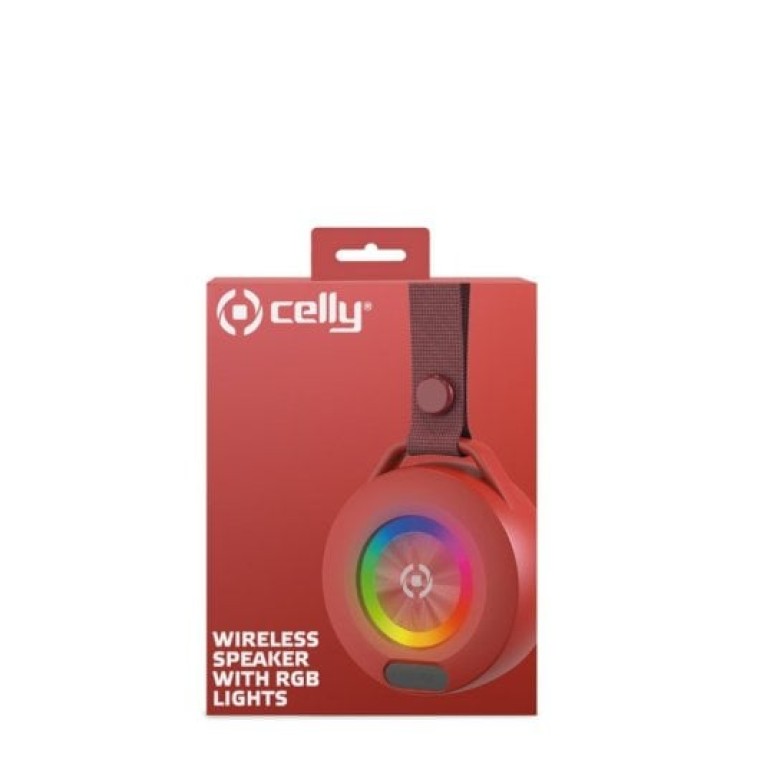 Celly Summer Altavoz Bluetooth Rojo