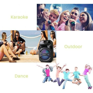 Lauson LLX34 Altavoz Bluetooth con Karaoke 20W Negro Lauson LLX34 Altavoz Bluetooth con Karaoke 20W Negro