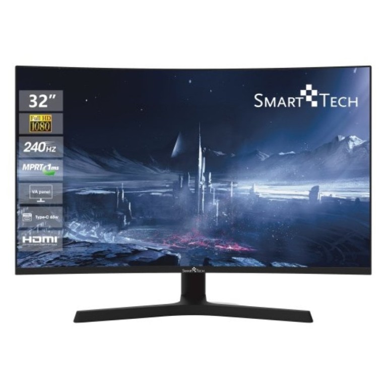 Smart Tech 315G01FVC 32" LED FullHD 240Hz FreeSync USB-C Curva