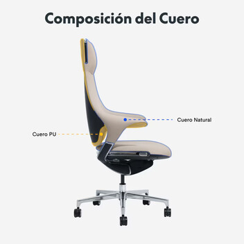 Silla Ejecutiva de Cuero de Lujo LS12 (LS12)