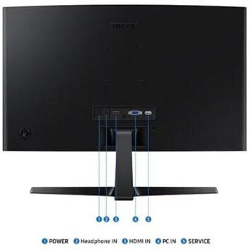 Monitor Samsung 24″ 1920x1080 100Hz VA Curvo 1800R Eye Saver Mode VESA Monitor Samsung 24″ 1920x1080 100Hz VA Curvo 1800R Eye Saver Mode VESA