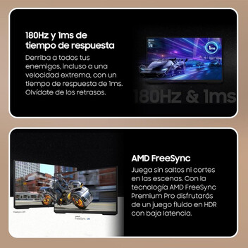 Monitor Samsung Odyssey G30D 24" LED VA FullHD 180Hz Altura Ajustable FreeSync Monitor Samsung Odyssey G30D 24" LED VA FullHD 180Hz Altura Ajustable FreeSync