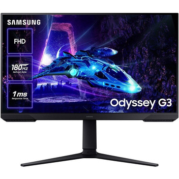 Monitor Samsung Odyssey G3 LS24DG304EUXEN 24″ Full HD 180Hz VA FreeSync HDR10 Regulable en altura Monitor Samsung Odyssey G3 LS24DG304EUXEN 24″ Full HD 180Hz VA FreeSync HDR10 Regulable en altura
