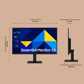 Monitor Samsung S27D304GAU 27" IPS FullHD 100Hz Ultra Delgado Monitor Samsung S27D304GAU 27" IPS FullHD 100Hz Ultra Delgado