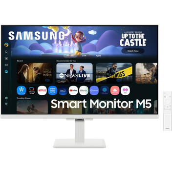 Samsung Smart Monitor M50F M5 27" FullHD 60Hz IPS Smart HDR10 Altavoces WiFi Bluetooth Blanco Samsung Smart Monitor M50F M5 27" FullHD 60Hz IPS Smart HDR10 Altavoces WiFi Bluetooth Blanco