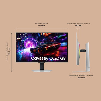 Monitor Samsung Odyssey OLED G8 LS32FG816SUXEN 32" QD-OLED UltraHD 4K 240Hz 0.03ms HDR400 FreeSync P Monitor Samsung Odyssey OLED G8 LS32FG816SUXEN 32" QD-OLED UltraHD 4K 240Hz 0.03ms HDR400 FreeSync P