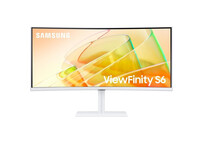 Monitor Samsung ViewFinity S6 LS34C650TAUXEN 34" LED VA UltraWide QHD 100Hz FreeSync Curva USB-C