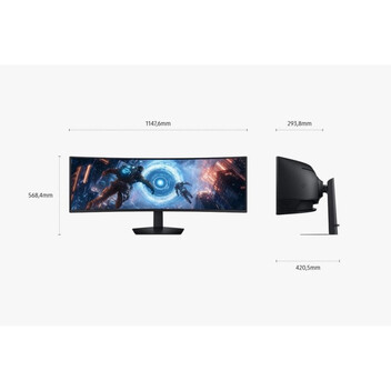 Monitor Samsung LS49FG912EUXEN 49" Dual QHD 144Hz VA Curvo FreeSync Premium Pro HDR600 USB-C