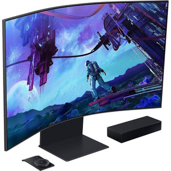 Monitor Samsung Odyssey Ark G97NC 55" LED VA UltraHD 4K 165Hz FreeSync Premium Pro Curvo