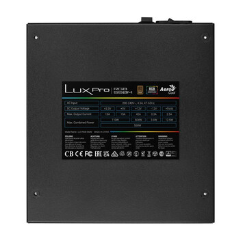 Aerocool LUXPRORGB550M Fuente Alimentación Semi-modular RGB 550W 80plus Bronze 88%