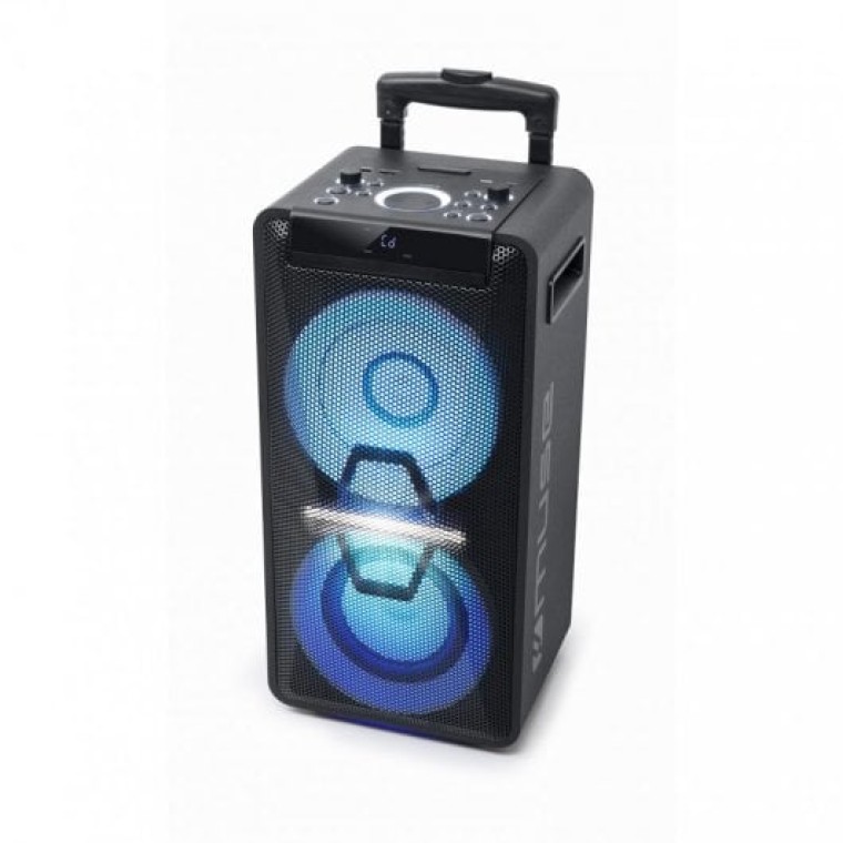 Muse M-1920 DJ Altavoz Bluetooth Trolley Party 300W Negro