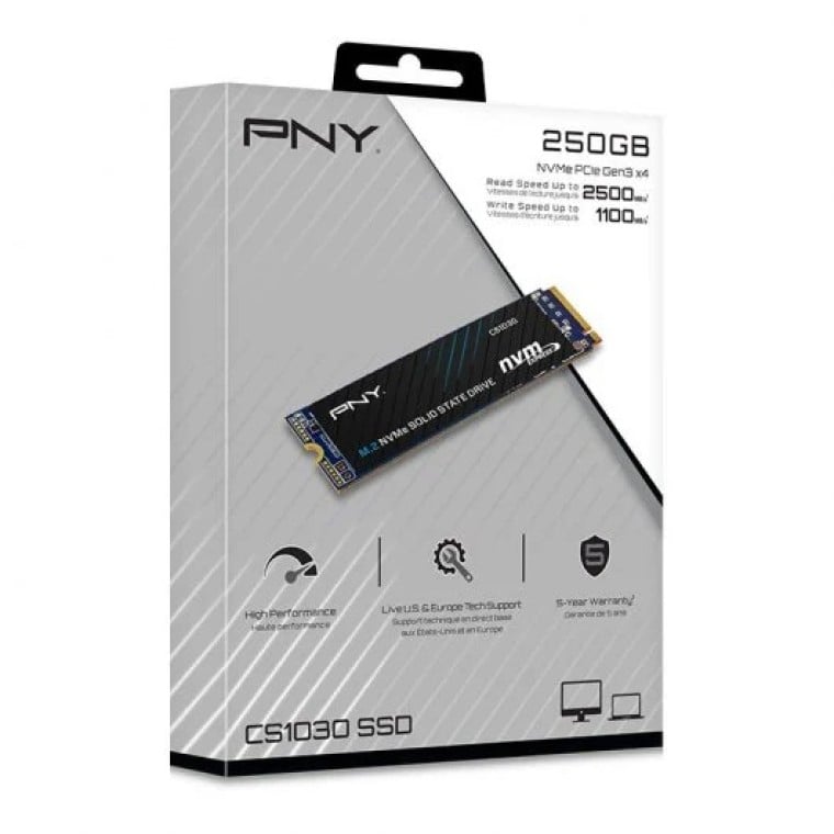 PNY CS1030 250GB SSD M.2 PCIe NVMe 3D NAND