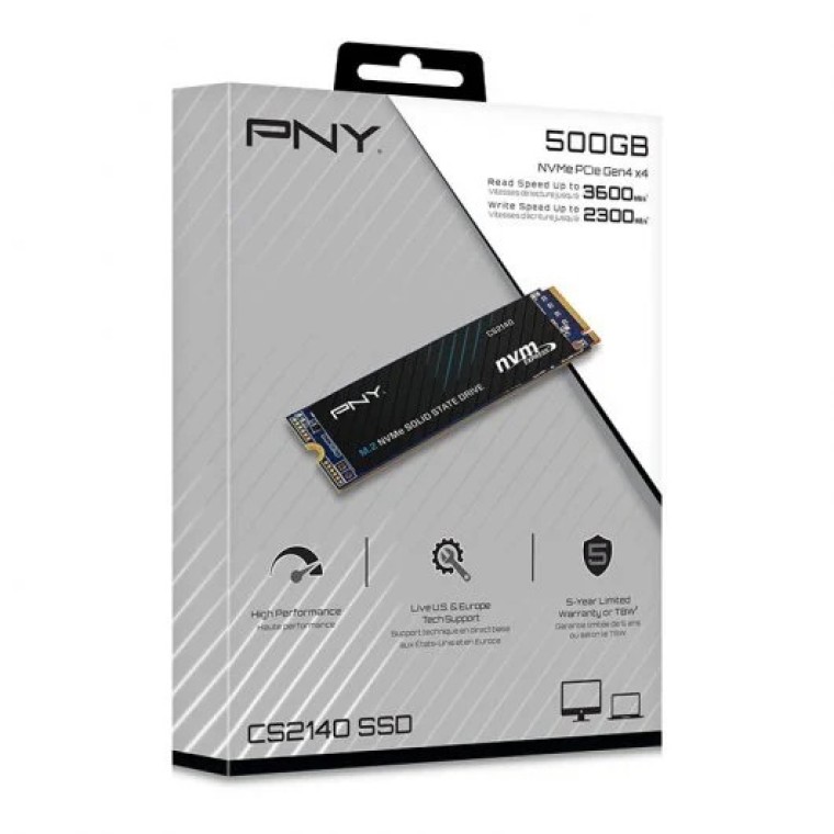 PNY CS2140 SSD 500GB PCIe 4.0 NVMe M.2