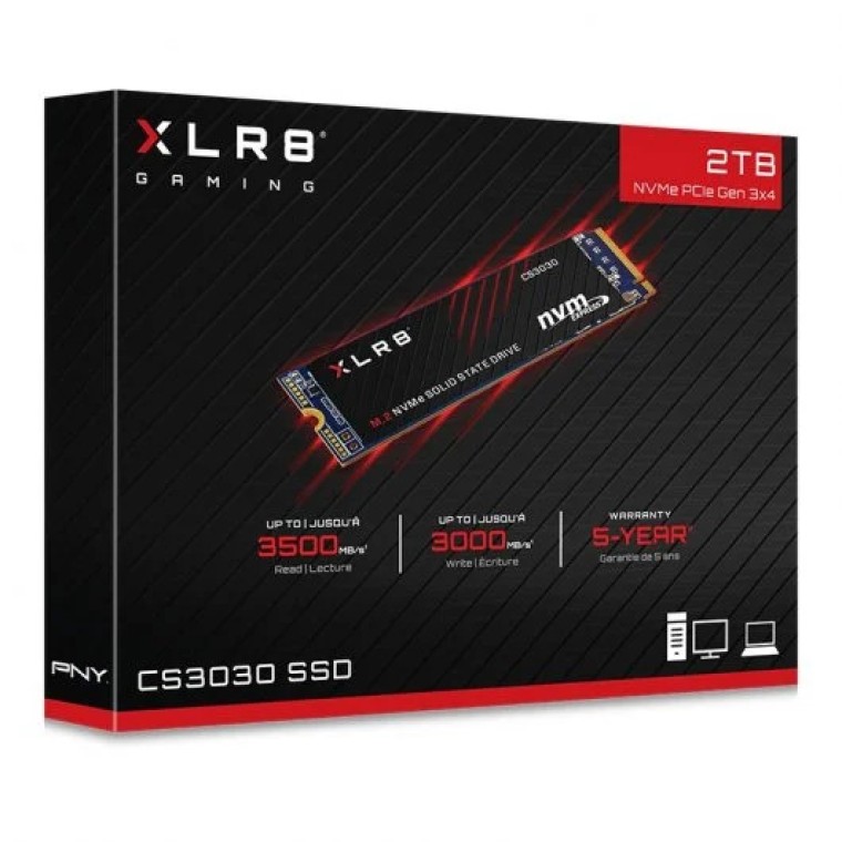 PNY XLR8 CS3030 PCIe NVMe 2TB