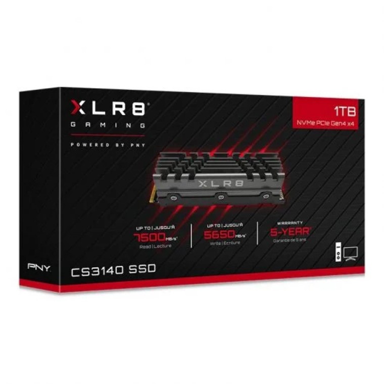 XLR8 CS3140 M.2 SSD 1TB NVMe Gen4 with Heatsink