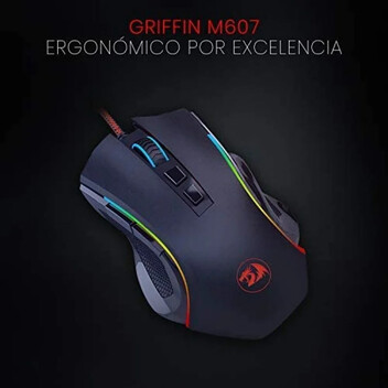 Redragon M607 Griffin RGB Ratón Gaming 7200 DPI Negro Redragon M607 Griffin RGB Ratón Gaming 7200 DPI Negro