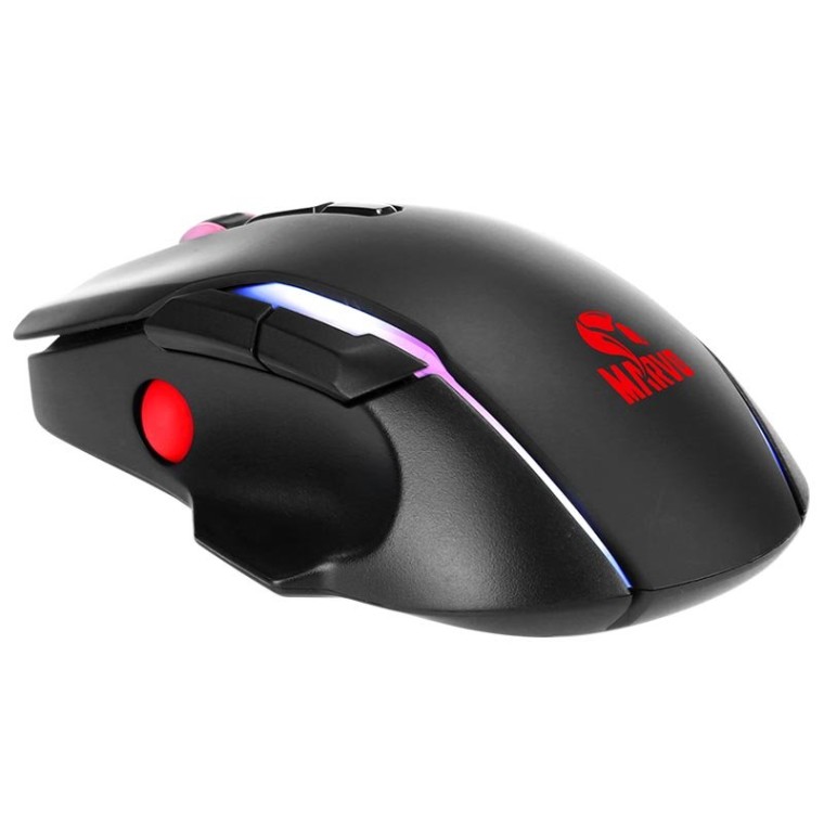 Scorpion MA-M945 Ratón Gaming 10000 DPI Negro