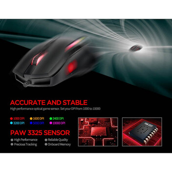 Scorpion MA-M945 Ratón Gaming 10000 DPI Negro Scorpion MA-M945 Ratón Gaming 10000 DPI Negro