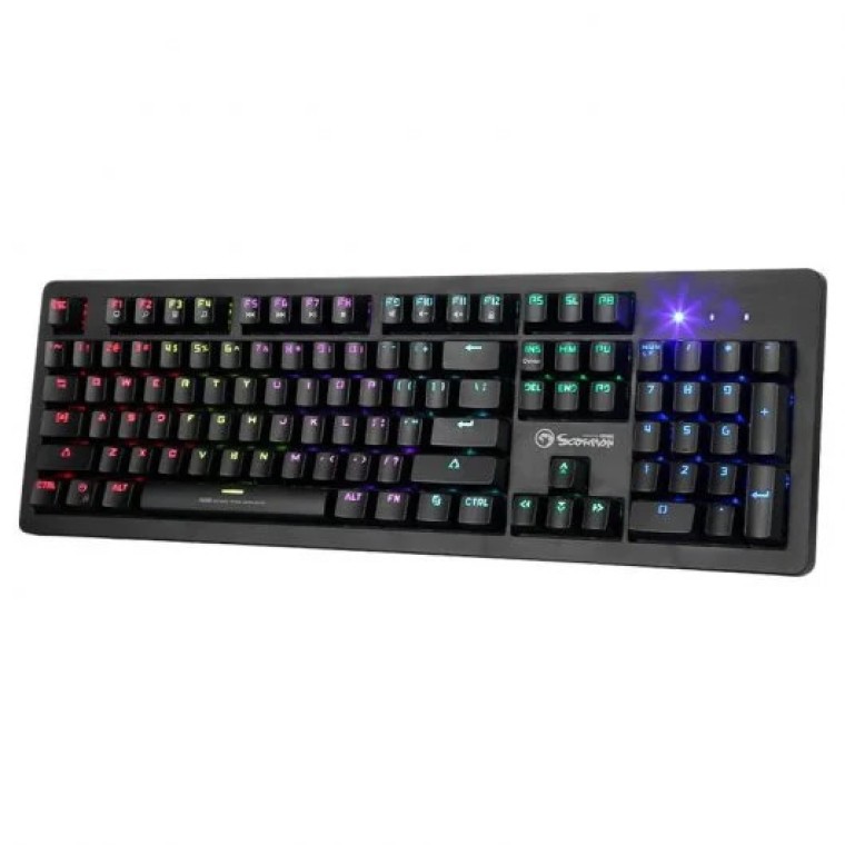 Scorpion KG916SP Teclado Mecánico Gaming RGB Switch Blue