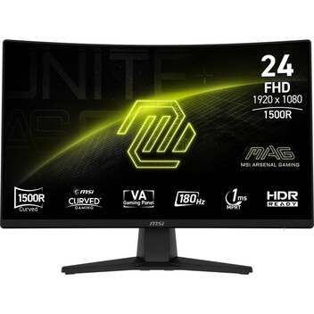 Monitor MSI MAG 242C 23.6" FullHD 180Hz VA Curvo 1ms HDR Monitor MSI MAG 242C 23.6" FullHD 180Hz VA Curvo 1ms HDR