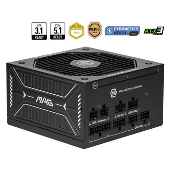 Fuente Alimentación MSI 750W 80 PLUS Gold MAG A750GLS PCIE5 Modular Ventilado Fuente Alimentación MSI 750W 80 PLUS Gold MAG A750GLS PCIE5 Modular Ventilado