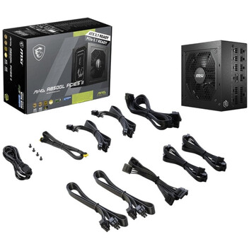 Fuente Alimentación MSI MAG A850GL PCIE5 II ATX 3.1 850W 80 Plus Gold Modular