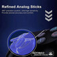 Klack KPS4 Mando Inalámbrico para PC/PS4 Azul Klack KPS4 Mando Inalámbrico para PC/PS4 Azul
