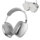 Klack Pro Max Auriculares Inalambricos Bluetooth de Diadema con Funda Blancos