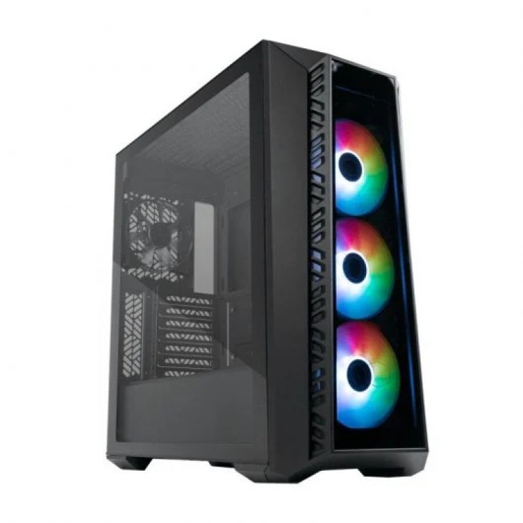 Cooler Master MasterBox 520 Midi Tower Cristal Templado ARGB USB 3.2 Negra