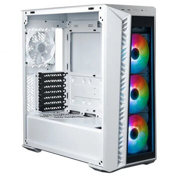 Cooler Master MasterBox 520 Midi Tower Cristal Templado ARGB USB 3.2 Blanca